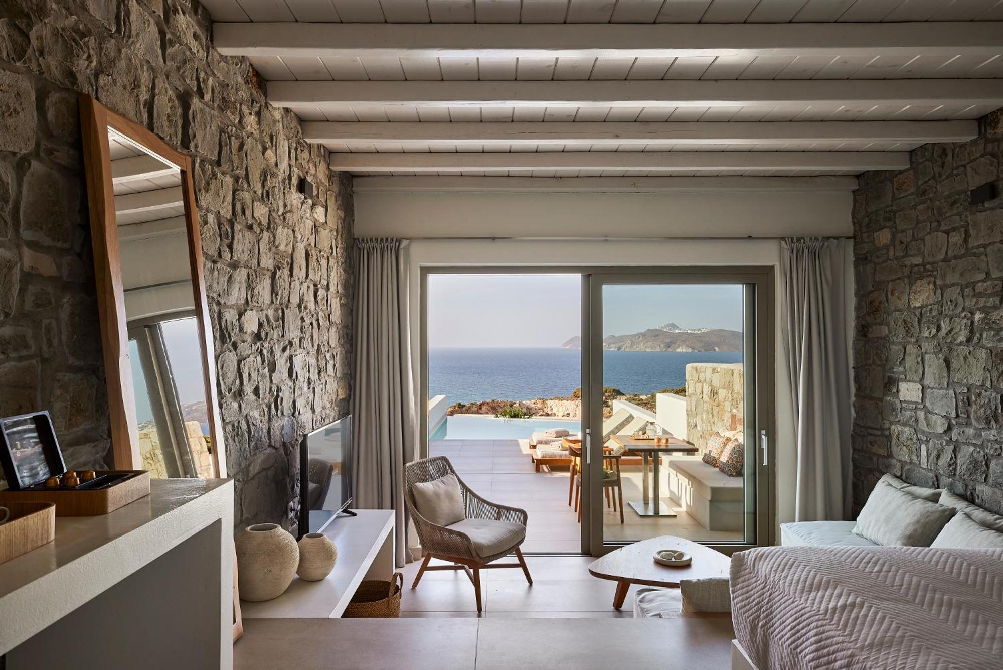 Hotel Milos Sea Resort Адамас Экстерьер фото